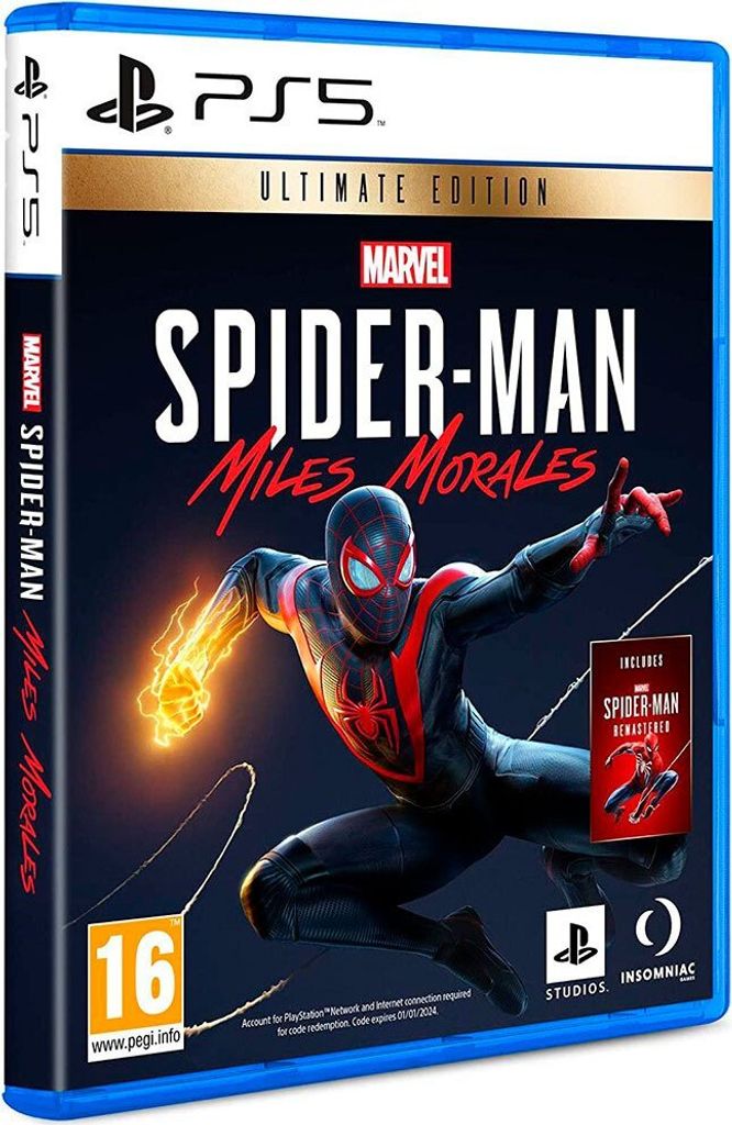 PlayStation 5 Videospiel Sony MARVEL SPIDERMAN MILES MORALES ULT ED