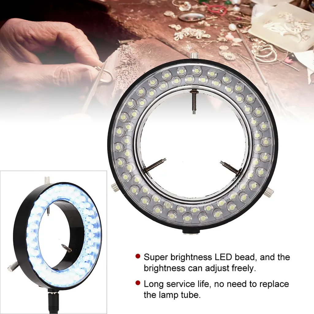 Lampe annulaire anti-reflet pour microscope - Solution bijoux précis - 4