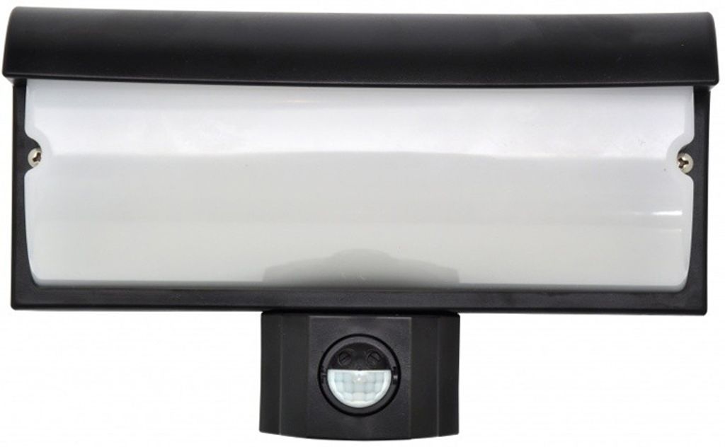 Ecolite LED-Leuchte mit Sensor, 120°, 45 LEDs, 9 W, IP44, Produktbild 