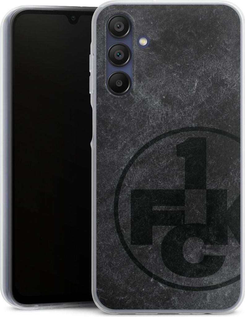 DeinDesign Handyhülle für Samsung Galaxy A15 Silikon Hülle Case Smartphone Schutzhülle 1. FC Kaiserslautern 1. FCK Beton