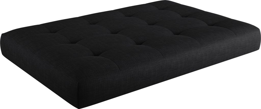 sunnypillow Palettenkissen Verona gesteppt Sitzkissen 120x60x15cm Black