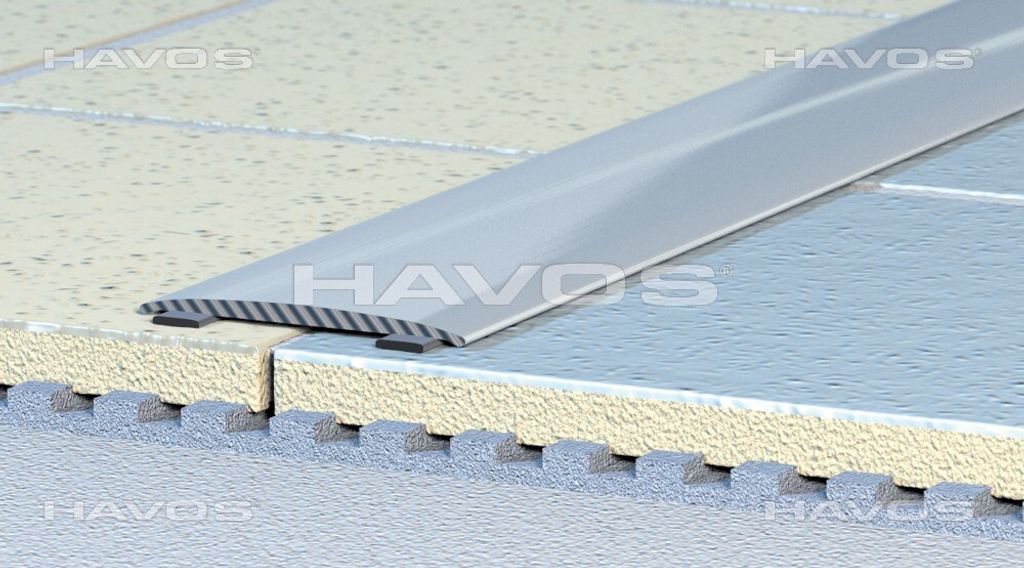 Übergangsprofil Abschlussprofil flach 38x2mm selbstklebend C05 eloxiert Bronze