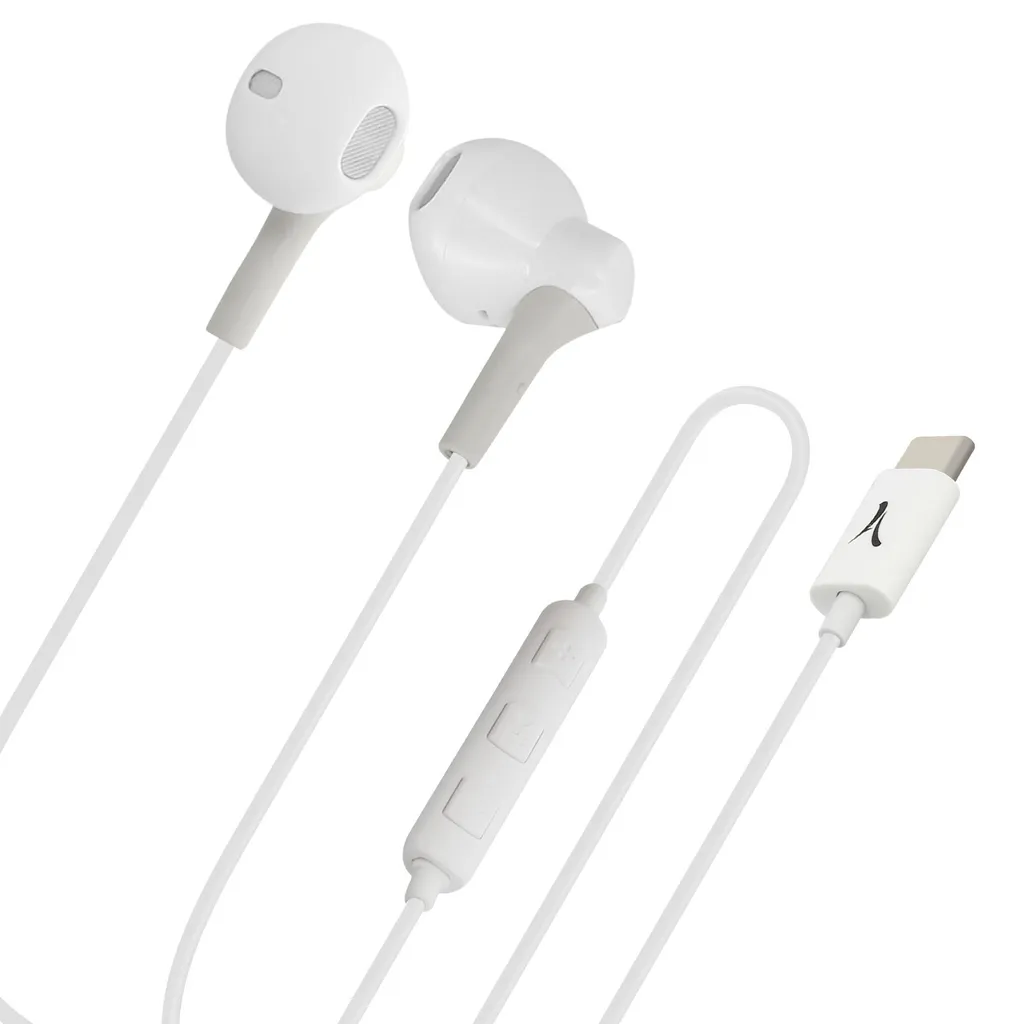 Akashi Auricolari Professionali USB-C: Microfono per Chiamate e Lavoro