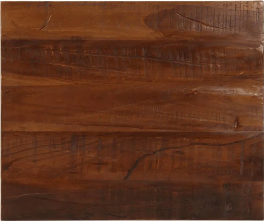 Top Tavolo Legno Recuperato 60x50 cm Rettangolare Spessore 38mm
