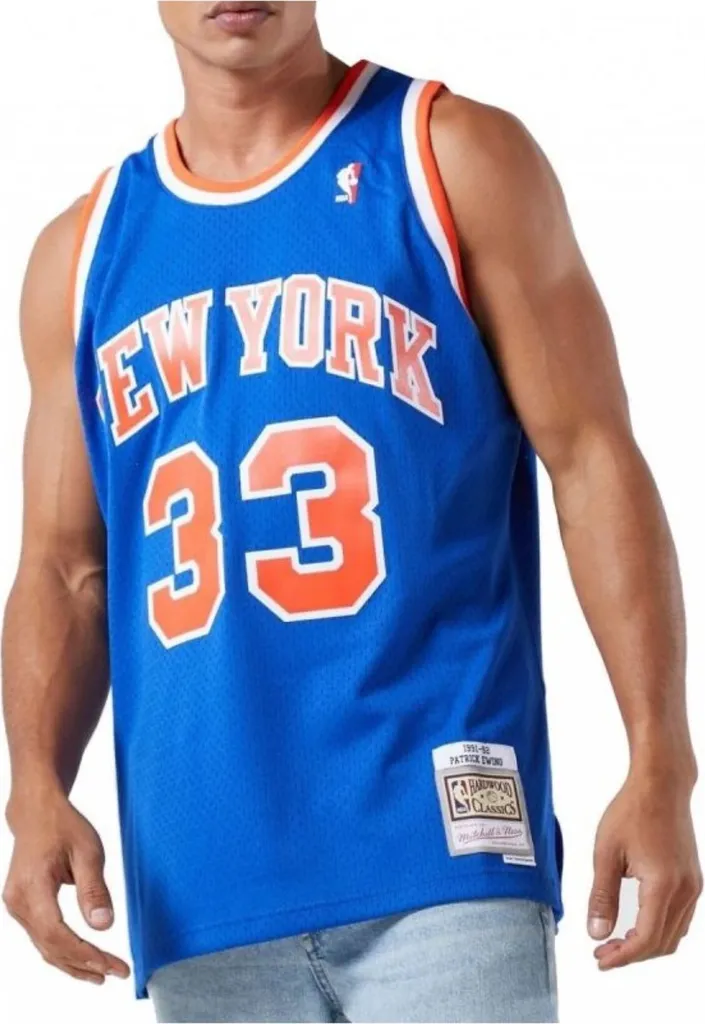 Maillot Knicks Ewing Mitchell & Ness Swingman en Maille Respirante