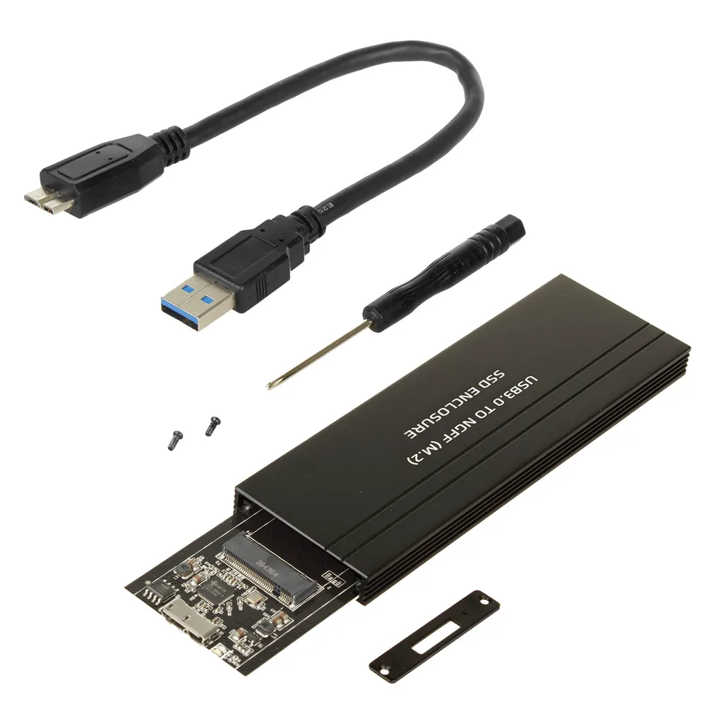 USB 3.0 Festplattengehäuse für M.2 SDD NGFF RH6933