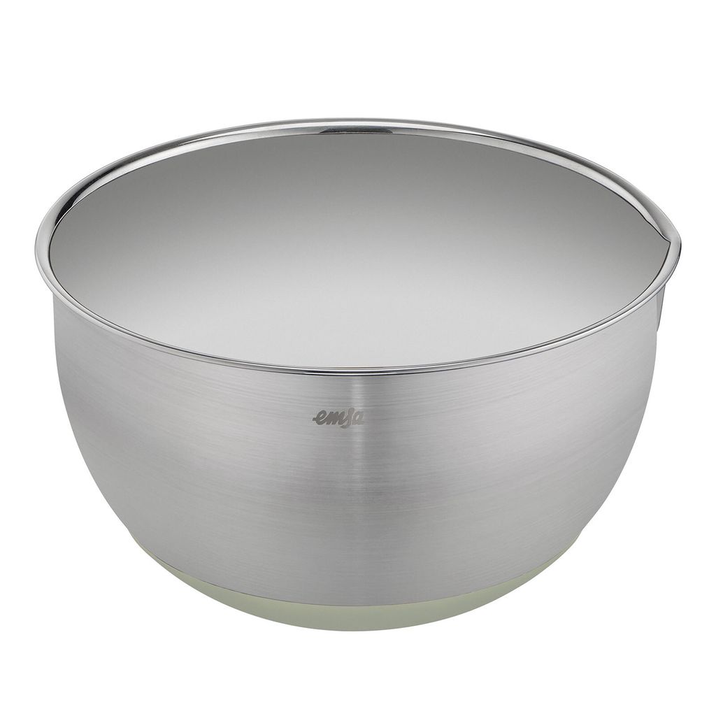 Emsa Rührschüssel Prep & Bake, Edelstahl, Silikon, Grün, Produktbild 