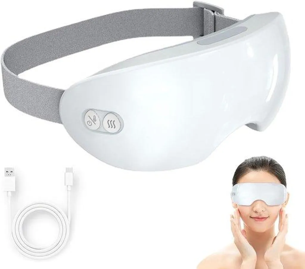 Masque vapeur yeux secs - Appareil massage double face chaud et froid