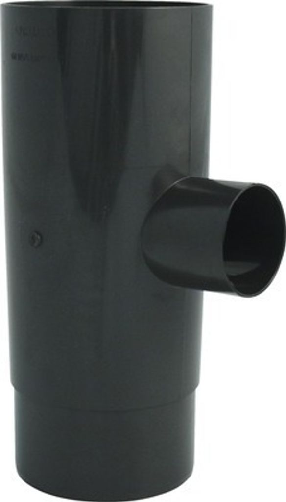 Marley Rohrabzweig Kunststoff rund 87° Anthrazitgrau RAL 7016 NW 105/53 mm