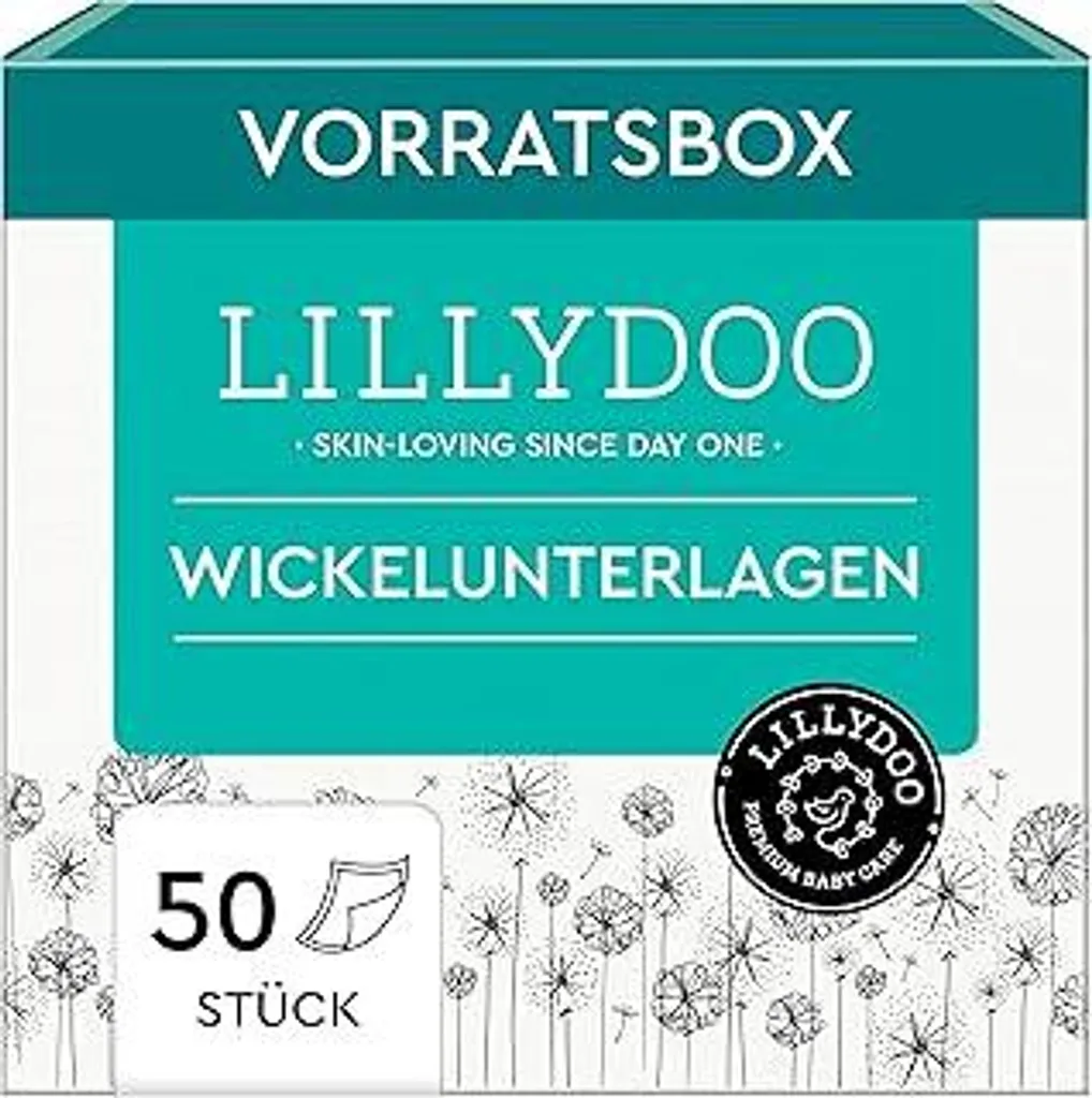 LILLYDOO Fasciatoi USA e Getta 60x60 | Morbidezza Premium per Neonati