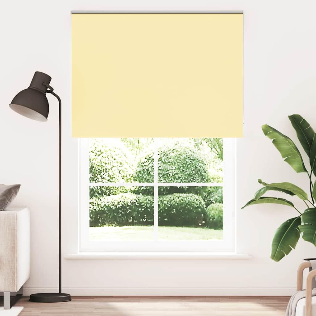 vidaXL Verdunkelungsrollo Gelb 145x230cm Stoffbreite 141,6cm Polyester