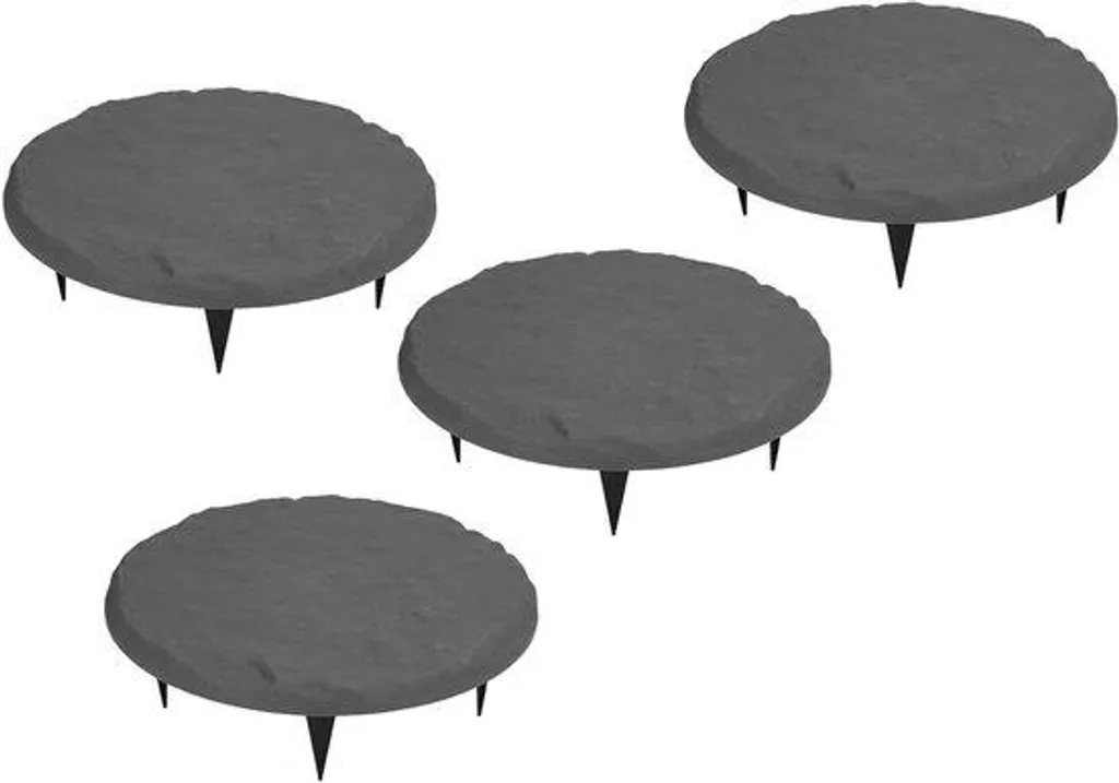 Aménagement jardin balisage pour allées 39 cm bordure pelouse noire