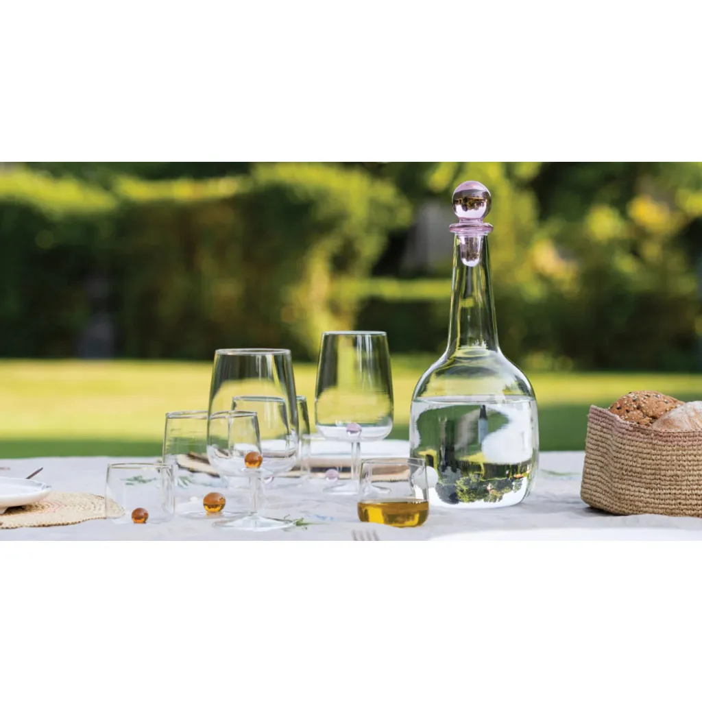 Set 6 Tumbler Bilia Zafferano Oro - Vetro Borosilicato Design d'Autore