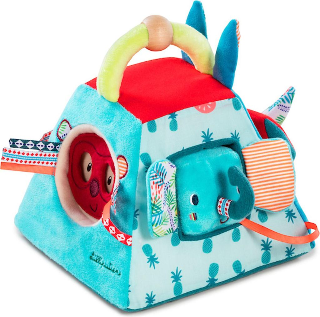 Lilliputiens Pyramide Marius - sensorisches Babyspielzeug multicolor