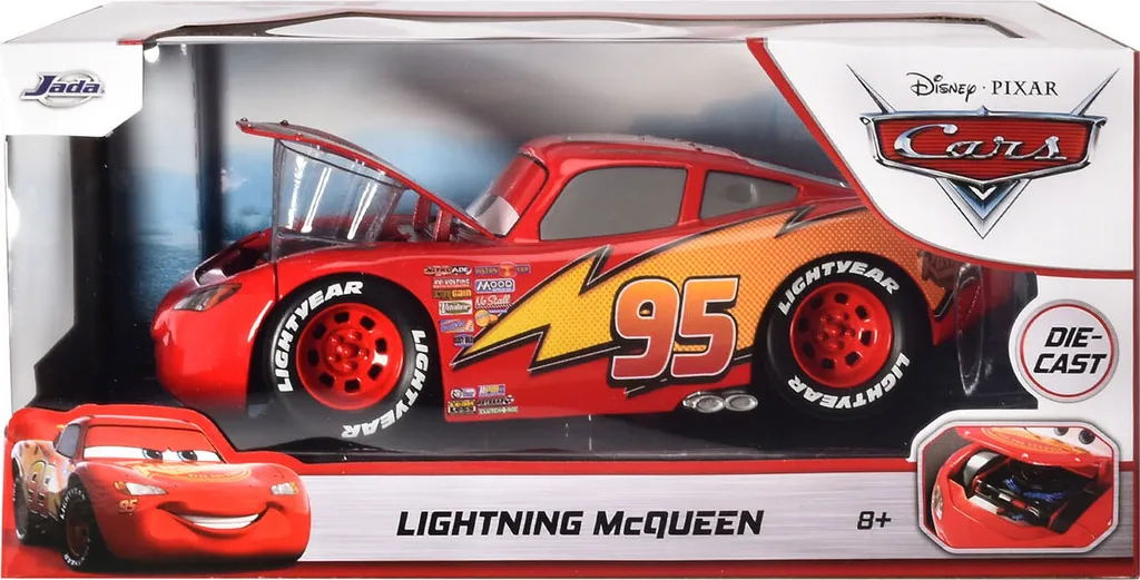 Miniature Cars Flash McQueen Durable 1:24 - Modèle Métal Incassable