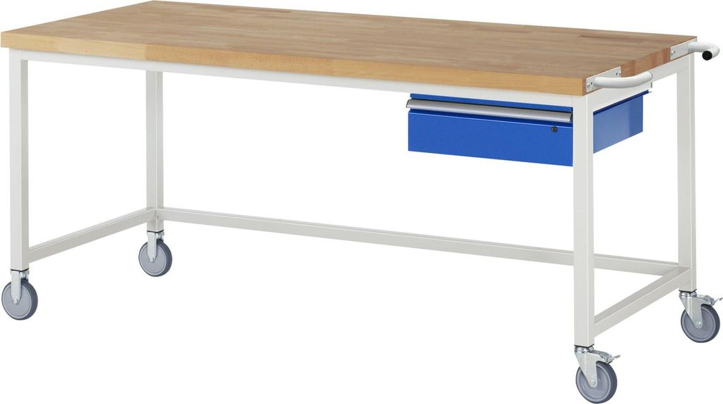 Rau Fahrbare Werkbank 8001, B2000xT900xH880mm, 1x Schublade-TA