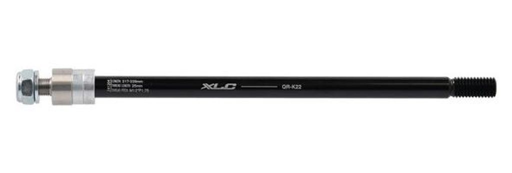 XLC QR-K22 Steckachse für Anhänger M12x1,75 217-229mm Maxxle 190/197mm