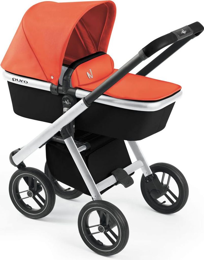 Kinderwagen Puro Urban Kombi 2in1 | Mehr Farben verfügbar Inklusive Regenschutz, Wickeltasche