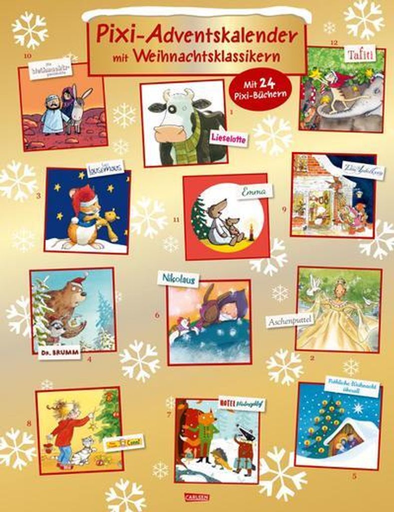 Pixi Adventskalender GOLD 2024 Produktbild 