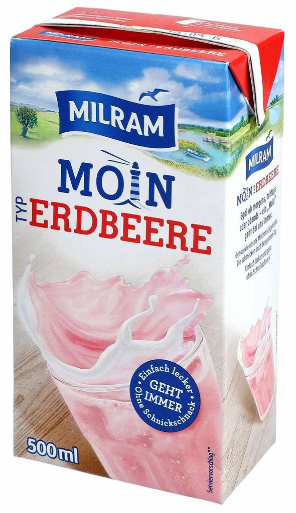 Milram Moin Typ Erdbeere 500ml Produktbild 