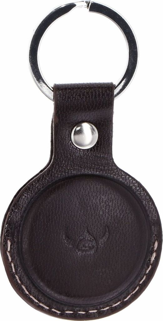 Golden Head Leder Schlüsselanhänger Bari Keyholder for Bluetooth - Tracker Chocolate dunkelbraun