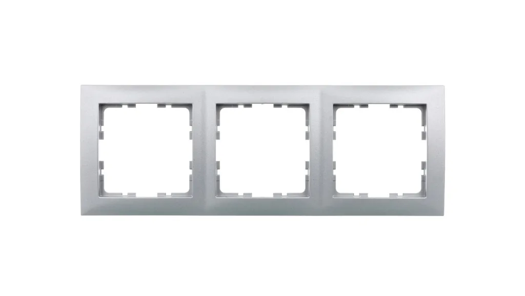 Plaque de finition triple en aluminium laqué mat B.Square