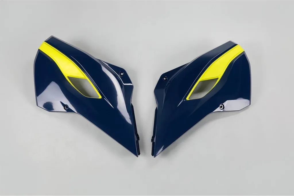 Cache-radiateur UFO PLAST Bleu OEM Résistant pour Husqvarna 2014-2016 - 2