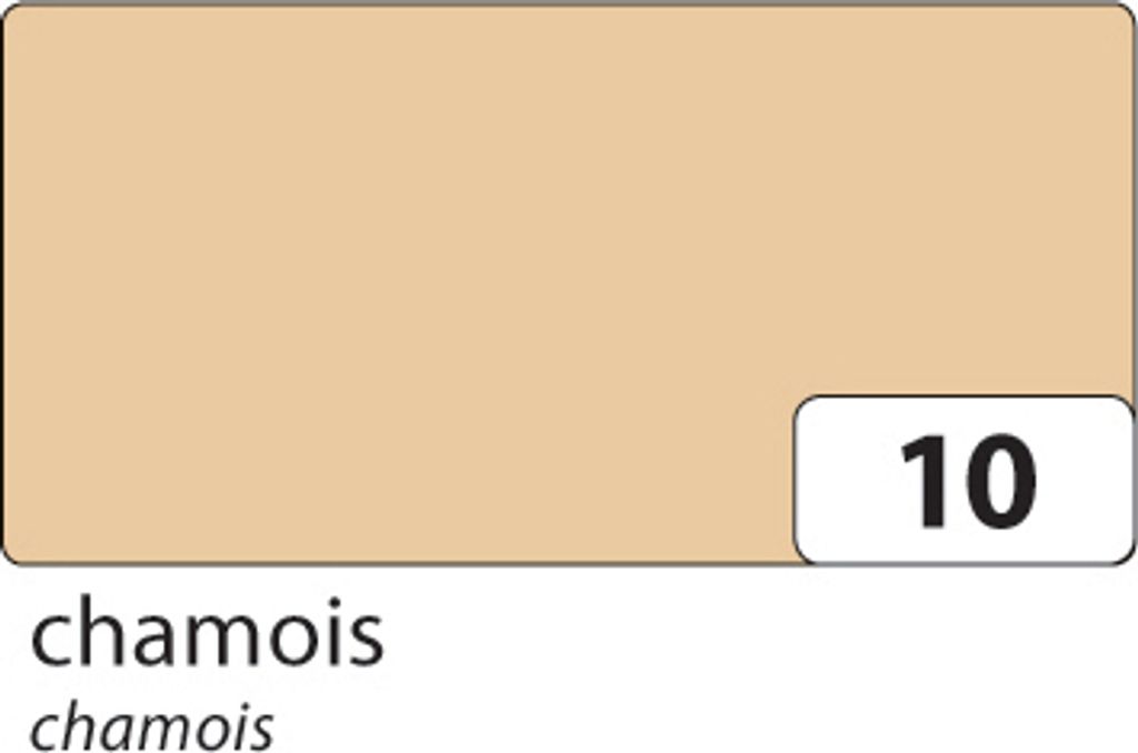 folia 67/25 10 Tonpapier 130g/m², 50x70cm, chamois (25 Bogen)