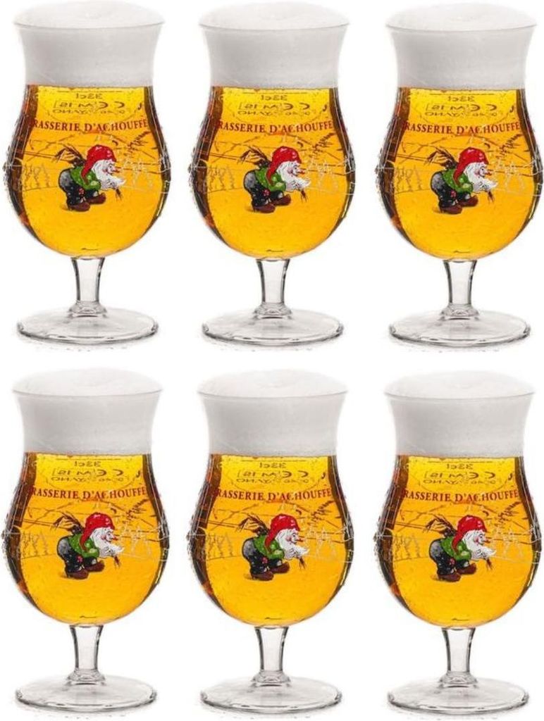Sklenice na pivo La Chouffe 330 ml - 6 kusů Obrázek produktu 