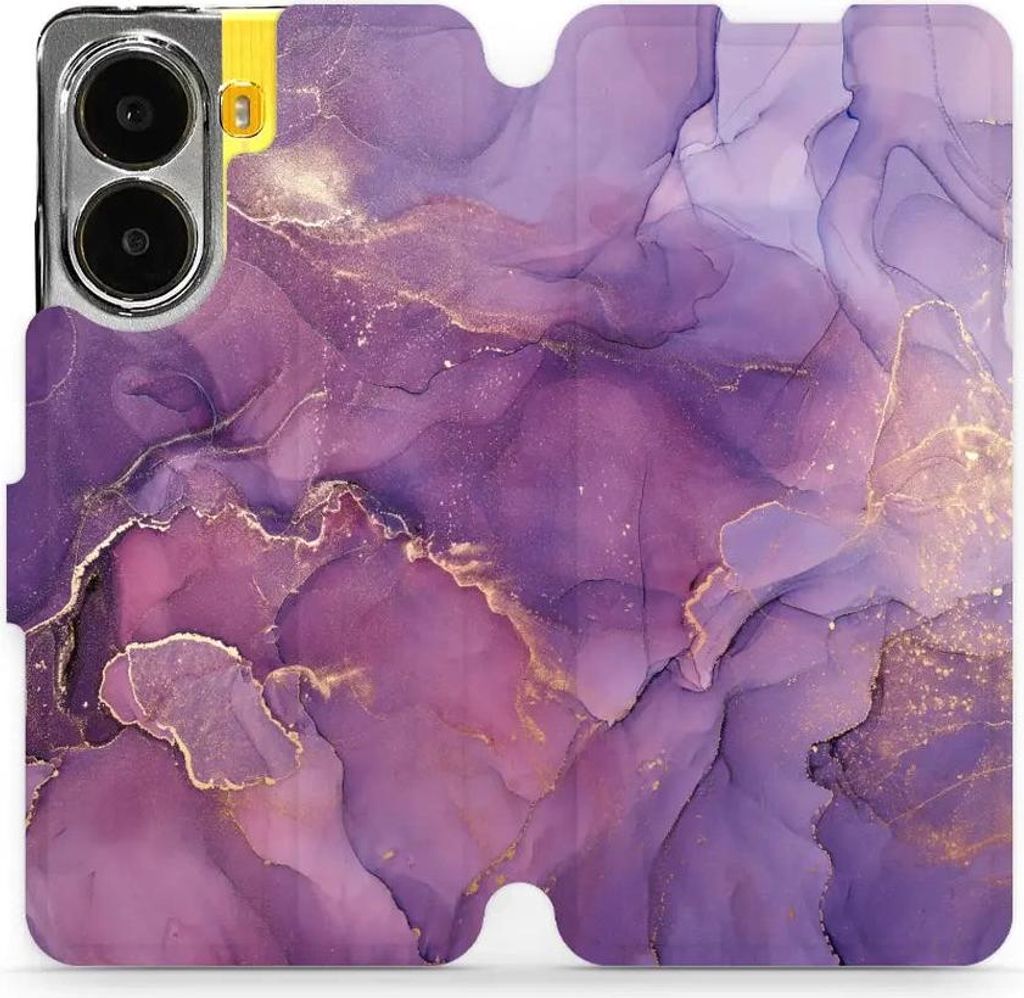 Handyhülle mit klappe für Xiaomi POCO X7 Pro, Mobiwear Book, Violett
