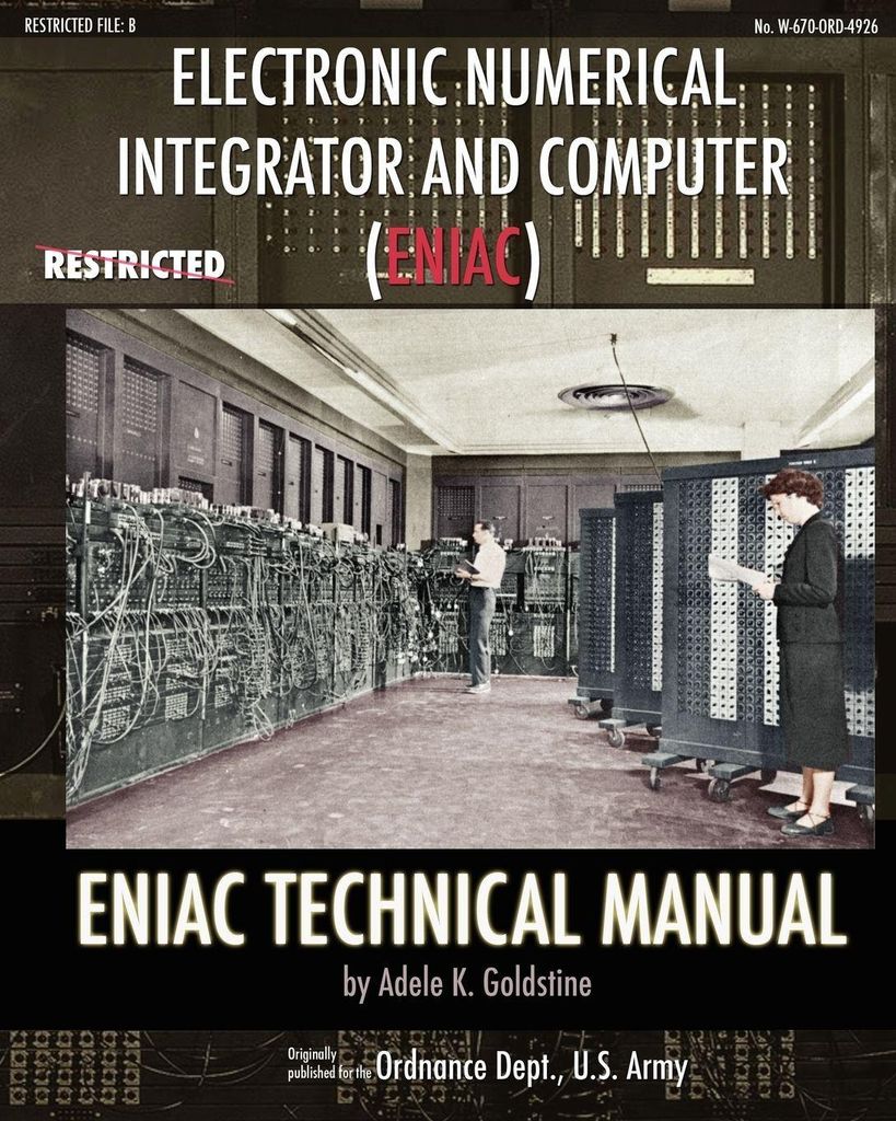 Elektronischer Numerischer Integrator und Computer (ENIAC) ENIAC Technisches Handbuch