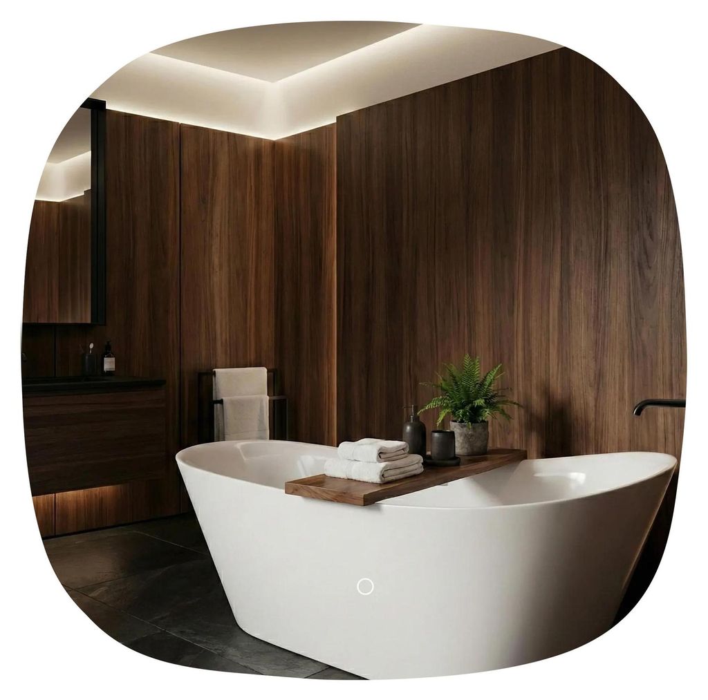 Spiegel Rea Top 70X70 70X70 Led