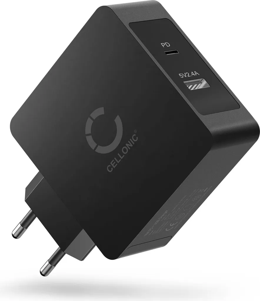 Caricabatterie Veloce CELLONIC 30W PD | USB-C + USB-A Universale