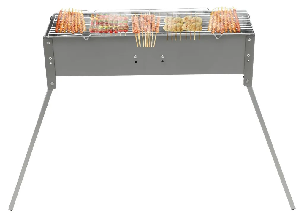 Barbecue portable idéal camping et pique-nique avec hauteur ajustable