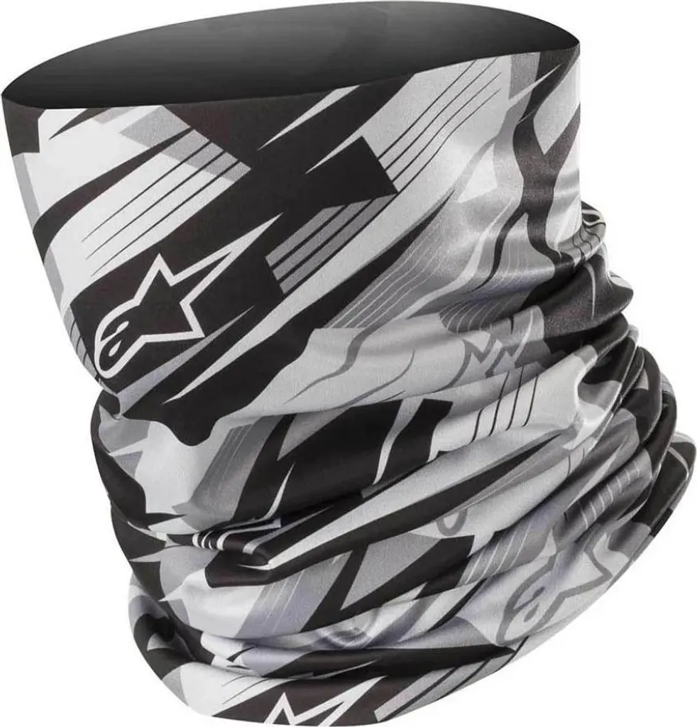 Scaldacollo Alpinestars Blurred, nero/grigio, taglia unica