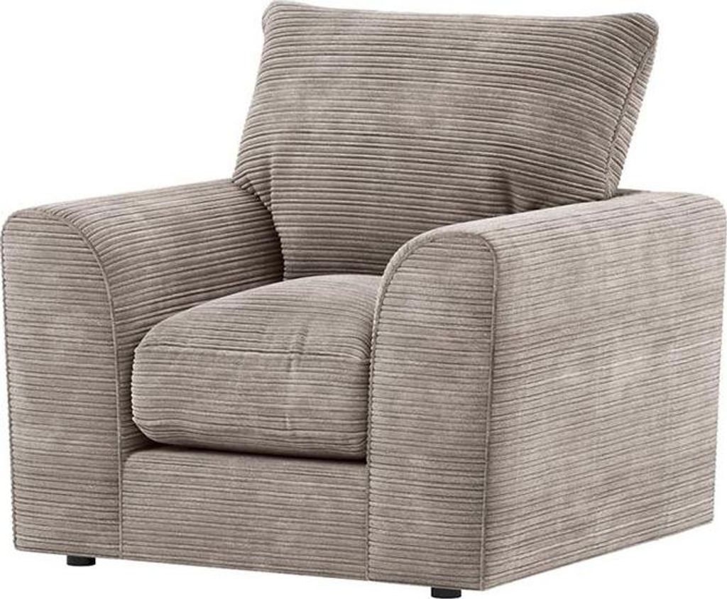 Sessel Dillon-Jumbo mink-Polyesterfasern + Schaumstoff