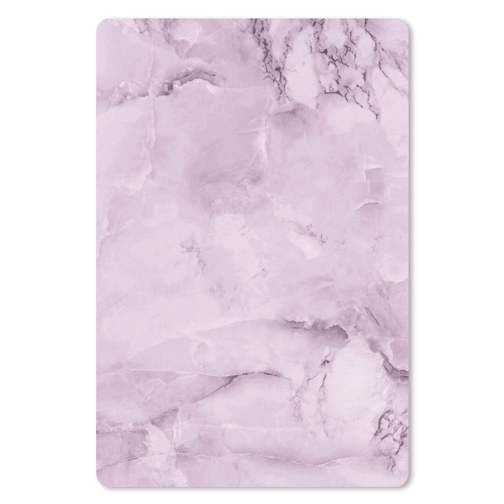 MuchoWow Mauspad Mousepad Marmor - Adern - Rosa 40x60 cm - Mousepads - Maus Mat - Pad - Mausunterlage - Schreibtisch Accesoire
