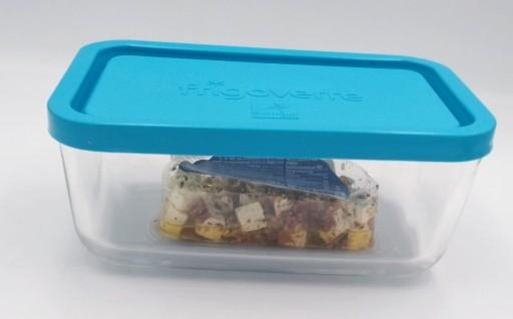 Bormioli Rocco 3.35160.MA3, Box, Obdĺžnikový, 1,1 L, Modrá, Obrázok produktu 