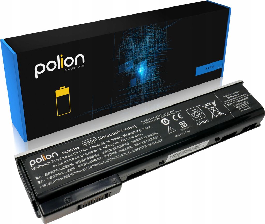 POLION Laptopbatterie für HP 640-655, 4400mAh