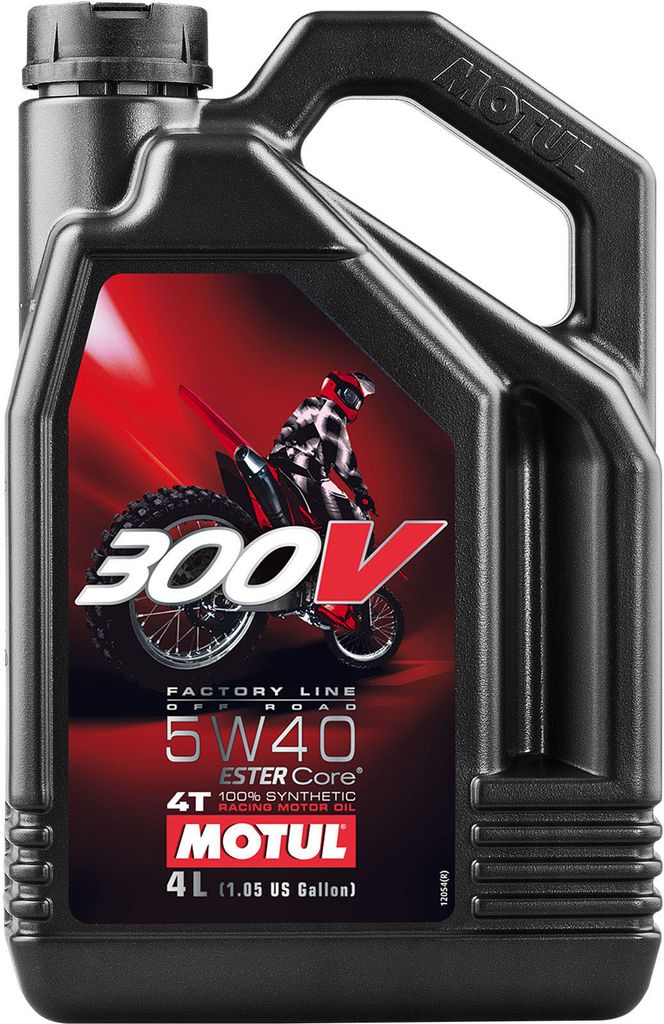 MOTUL 300V 4T Factory Line Off Road 5W40 Motorenöl 4 Liter Produktbild 