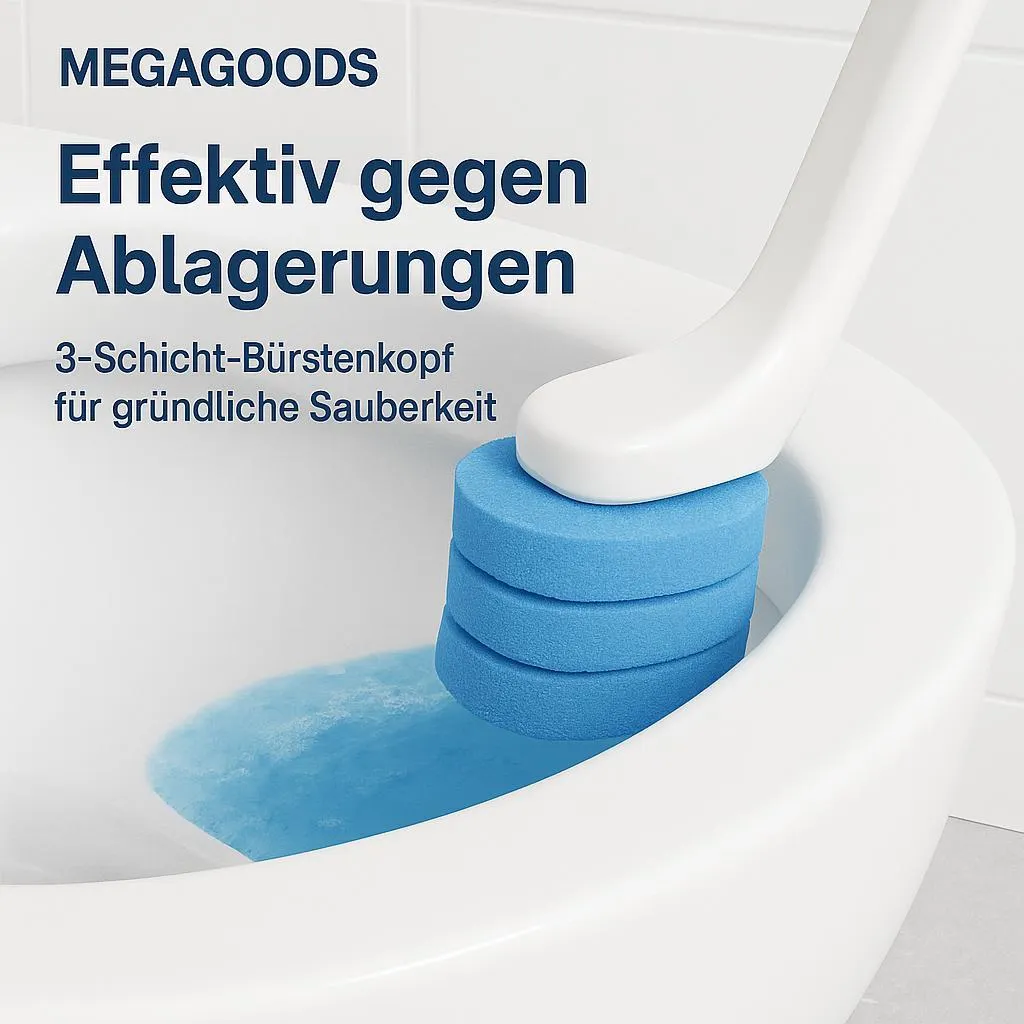 Finies les odeurs de brosse WC : kit de 24 têtes jetables manche long