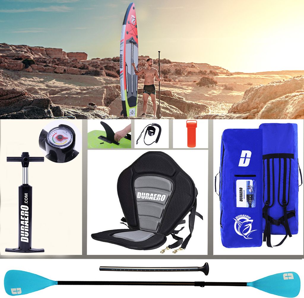 DURAERO Stand up Paddling, Aufblasbare SUP Board Set, inkl. Produktbild 5