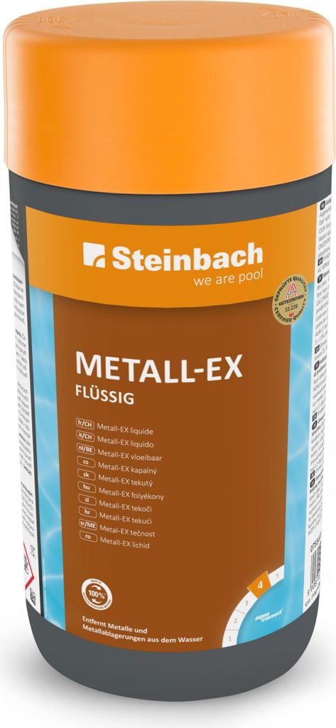 Steinbach | Poolpflege Metall-EX flüssig | Beckenreiniger | Produktbild 
