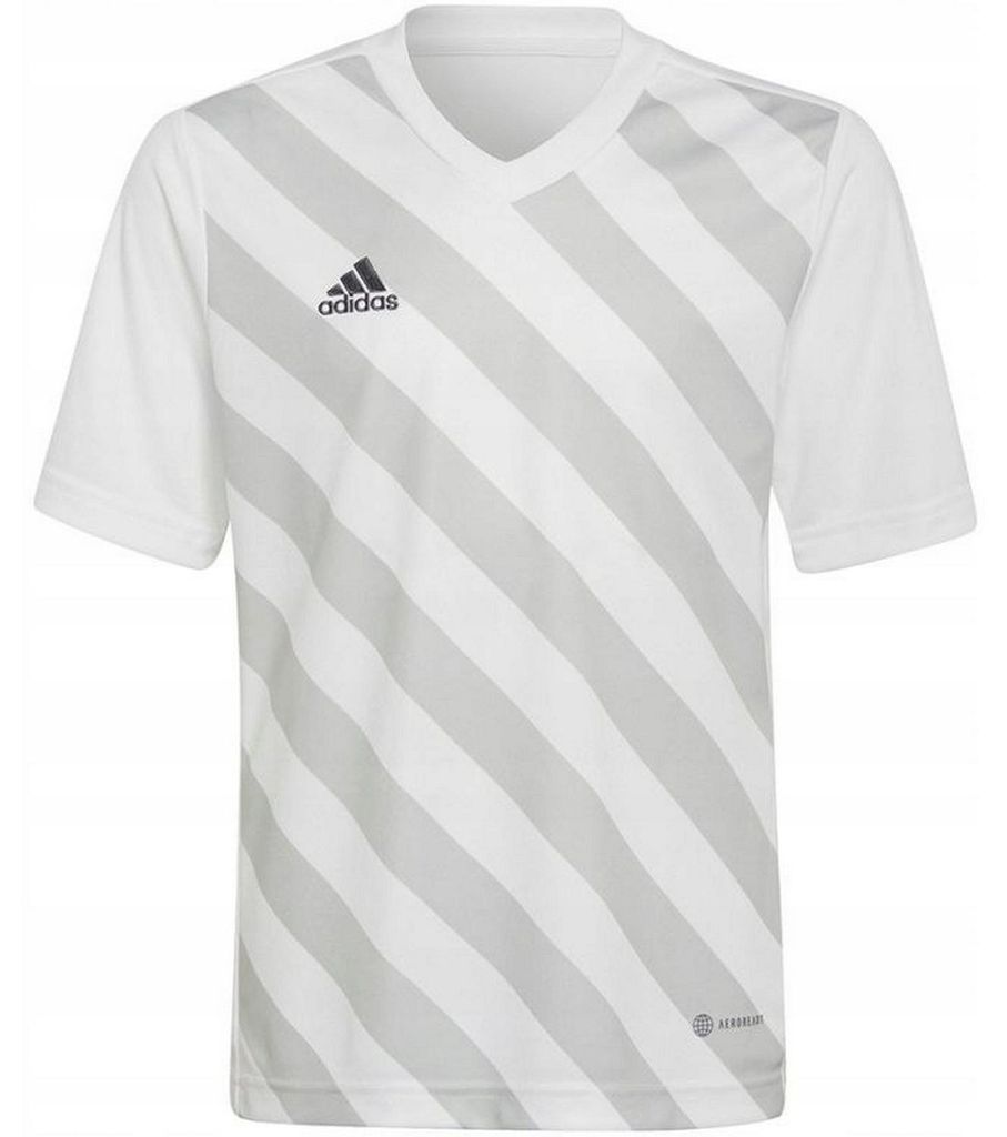 Adidas - "Entrada 22" Trikot für Kinder PP1155 (128) (Weiß/Grau/Silber)