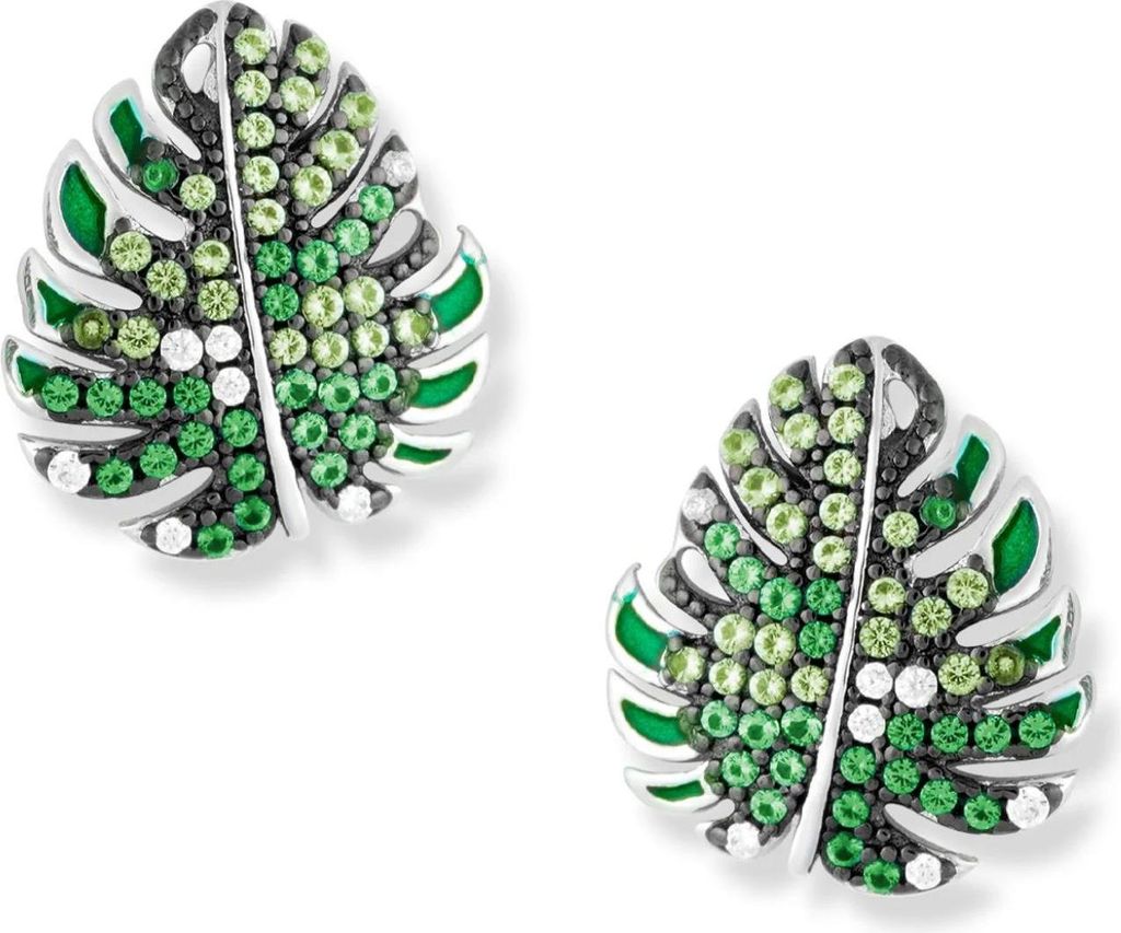 SEINERZEIT Malu Monstera Ohrringe SZA-2990-354