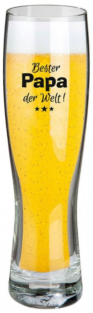 Gilde Weizenbierglas Bierglas Bester Papa der Welt Produktbild 