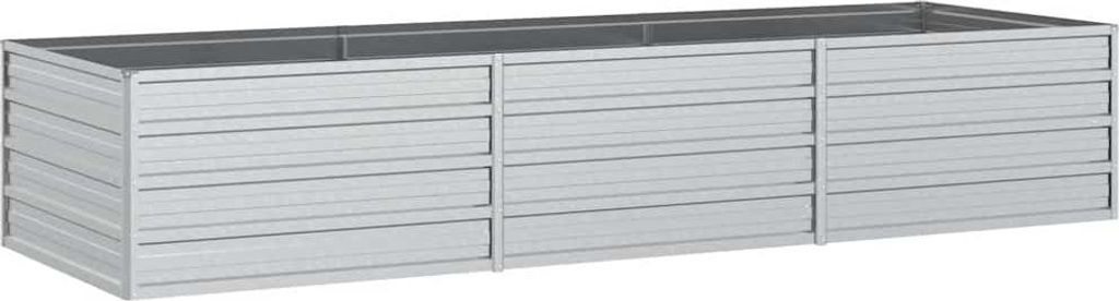 vidaXL Záhradný zvýšený záhon 240x80x45 cm Pozinkovaná oceľ Obrázok produktu 