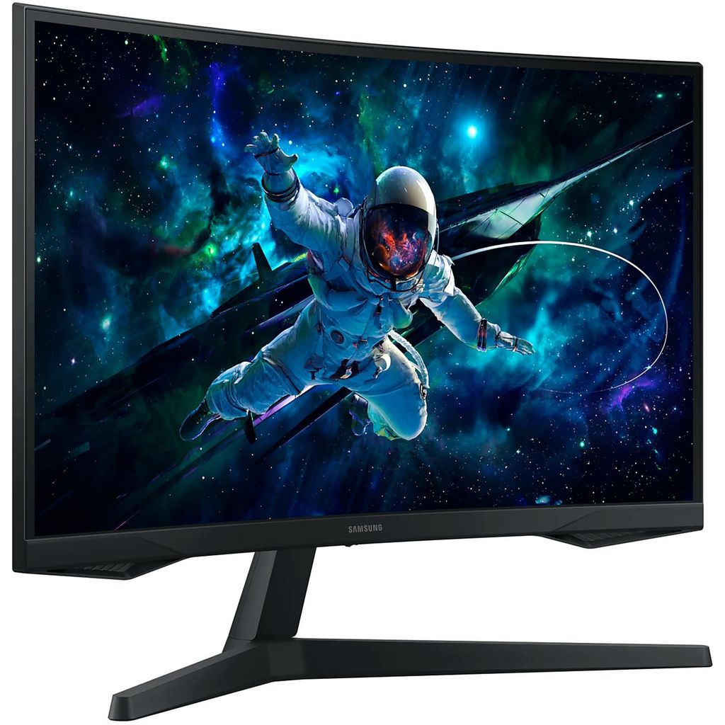 Samsung Odyssey G55C Curved Gaming Monitor, 27 Zoll WQHD Produktbild 