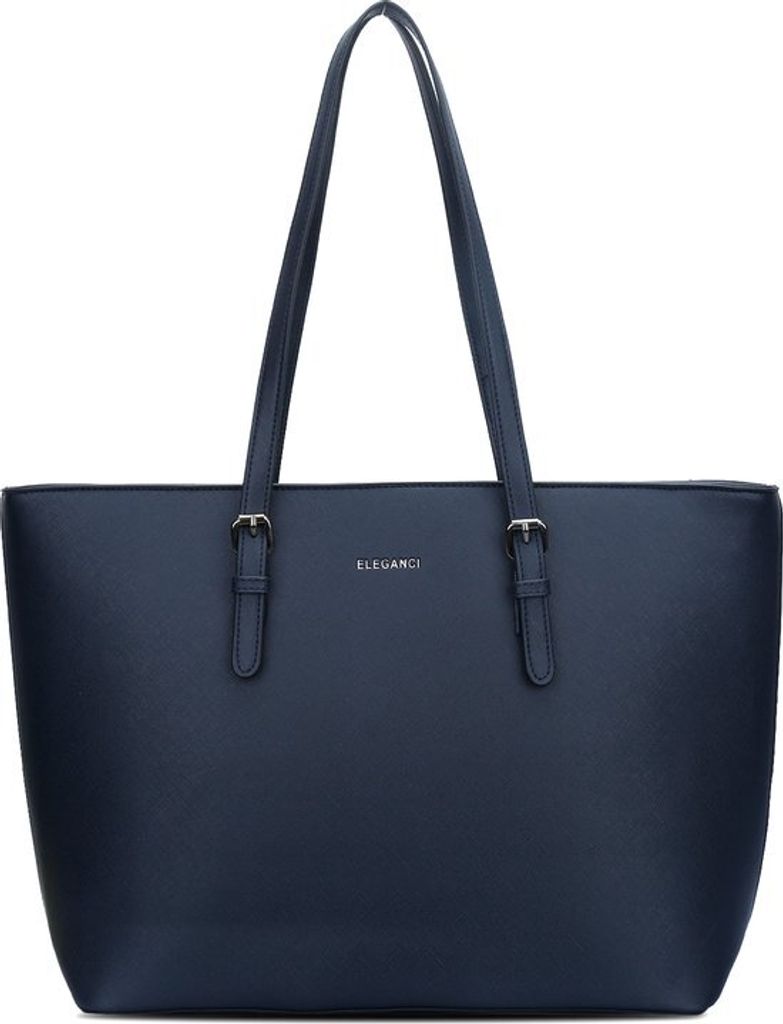 Eleganci Damen Shopper Tasche mit Reißverschluss – Produktbild 
