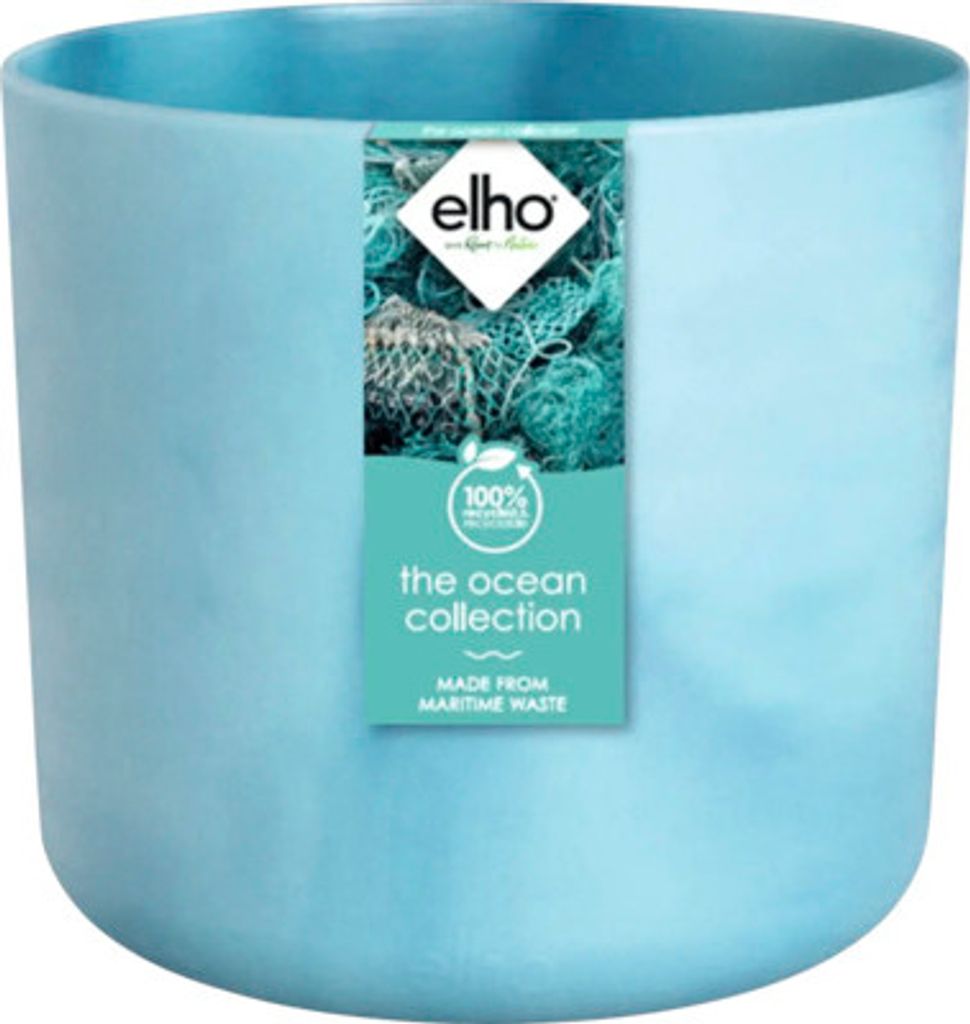 elho® Ocean Cache-pot bleu atlantique Ø 16 cm en plastique Image du produit 